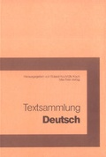 Cover: Textsammlung Deutsch - Edition Max Rein in Druckerei und Verlag Ernst V&ouml;gel