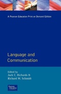 Cover: Language and Communication - Routledge