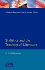 Cover: Stylistics and the Teaching of Literature - Routledge