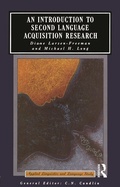 Cover: An Introduction to Second Language Acquisition Research - Routledge