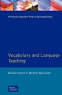 Cover: Vocabulary and Language Teaching - Longman