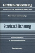 Cover: Streitschlichtung - Reguvis Fachmedien