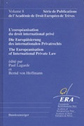 Cover: Europ&auml;isierung des Internationalen Privatrechts - Reguvis Fachmedien