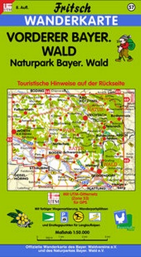 Abbildung von: Vorderer Bayerischer Wald - Fritsch Landkartenverlag