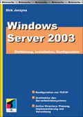 Cover: Windows Server 2003 - mitp/bhv