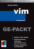 Cover: vim GEPACKT. vi improved - mitp/bhv