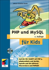 Enlarge image Cover: PHP und MySQL für Kids - mitp/bhv