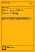 Cover: Die aktienrechtliche Sonderpr&uuml;fung - Nomos
