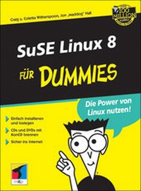 Enlarge image Cover: SuSE Linux 8 für Dummies - mitp/bhv