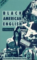 Cover: Black American English - straelener manuskripte