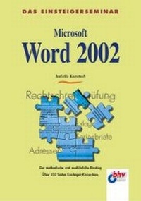 Enlarge image Cover: Microsoft Word 2002 - mitp/bhv