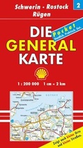Cover: Die Generalkarte Deutschland Pocket. 1:200000 / Schwerin /Rostock /R&uuml;gen - MAIRDUMONT