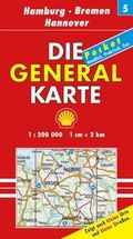 Cover: Die Generalkarte Deutschland Pocket. 1:200000 / Hamburg /Bremen /Hannover - MAIRDUMONT