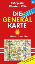 Cover: Die Generalkarte Deutschland Pocket. 1:200000 / Ruhrgebiet /M&uuml;nster /K&ouml;ln - MAIRDUMONT