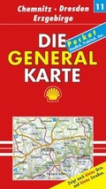 Cover: Die Generalkarte Deutschland Pocket. 1:200000 / Chemnitz /Dresden /Erzgebirge - MAIRDUMONT