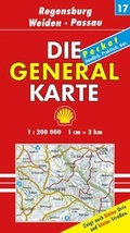 Cover: Die Generalkarte Deutschland Pocket. 1:200000 / Regensburg /Weiden /Passau - MAIRDUMONT