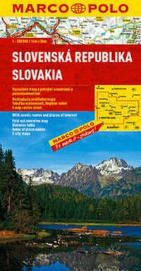 Abbildung von: MARCO POLO Länderkarte Slowakei - MAIRDUMONT