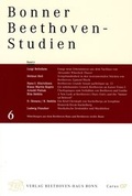 Cover: Bonner Beethoven-Studien - Gemeinn&uuml;tziger Verein "Beethoven-Haus Bonn"