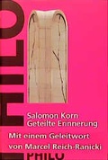 Cover: Geteilte Erinnerung - Philo