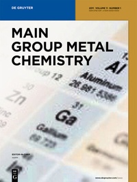 Abbildung von: Main Group Metal Chemistry - De Gruyter