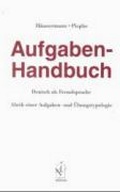 Cover: Aufgaben-Handbuch Deutsch als Fremdsprache - Iudicium