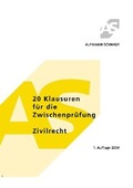 Cover: Zivilrecht - Alpmann Schmidt