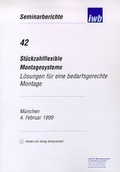 Cover: St&uuml;ckzahlflexible Montagesysteme - utzverlag GmbH