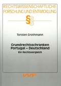 Cover: Grundrechtsschranken Portugal - Deutschland - VVF