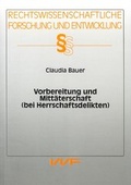 Cover: Vorbereitung und Mitt&auml;terschaft (bei Herrschaftsdelikten) - VVF