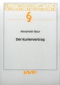 Cover: Der Kuriervertrag - VVF