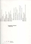 Cover: Community of Absence - Revolver