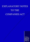 Cover: Explanatory Notes to the Companies Act - Ehv Academicpress