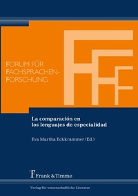Abbildung von: La comparación en los lenguajes de especialidad - Frank & Timme