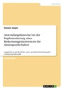 Cover: Anwendungshinweise bei der Implementierung eines Risikomanagementsystems fuer Aktiengesellschaften - GRIN Verlag