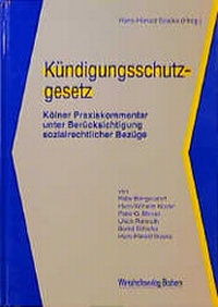 Abbildung von: Kündigungsschutzgesetz - Wirtschaftsvlg Bachem