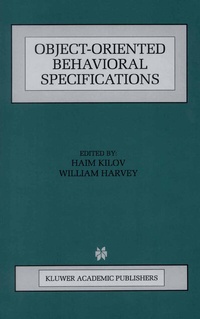 Enlarge image Cover: Object-Oriented Behavioral Specifications - Springer