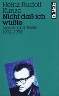 Cover: Nicht dass ich w&uuml;sste - Christoph Links Verlag
