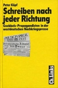 Cover: Schreiben nach jeder Richtung - Christoph Links Verlag