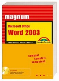 Enlarge image Cover: Word 2003 - Markt + Technik