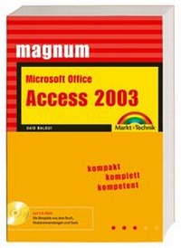 Enlarge image Cover: Access 2003 - Markt + Technik