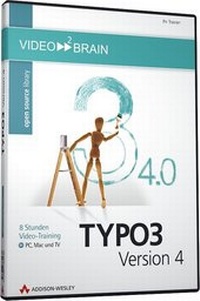 Enlarge image Cover: TYPO3 Version 4 - Video-Training - Addison Wesley