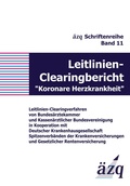 Cover: Leitlinien-Clearingbericht "Koronare Herzkrankheit" - videel