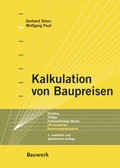 Cover: Kalkulation von Baupreisen - Bauwerk