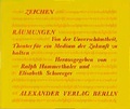 Cover: R&auml;umungen - Alexander