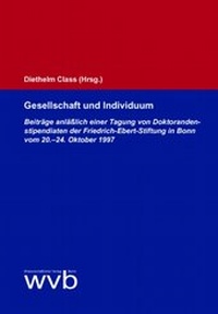 Enlarge image Cover: Gesellschaft und Individuum - wvb Wissenschaftlicher Verlag Berlin