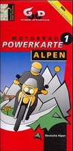 Cover: Motorradtourenkarte / Deutsche Alpen - Good Vibrations