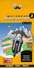 Cover: Motorrad-Tourenkarte Alpen / Seealpen /Piemont /C&ocirc;te d'Azur - Good Vibrations