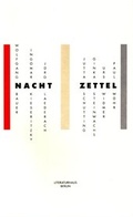 Cover: Nacht Zettel - Literaturhaus Berlin
