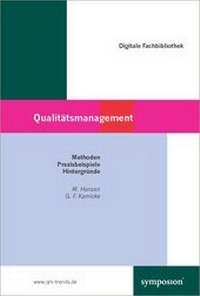Enlarge image Cover: Qualitätsmanagement - Symposion Publishing