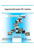 Cover: Ingenieurfreunde FH Aachen - printproduction M. Wolff